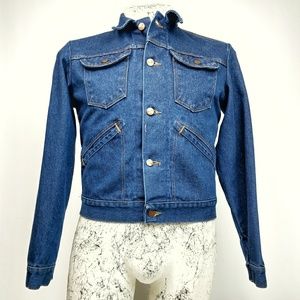 Vintage Wrangler Denim Jean Jacket Mens Large 36